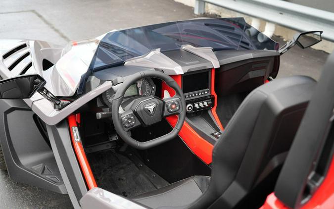 2026 Polaris Slingshot R AutoDrive Radiant Gray with Indy Red Pearl