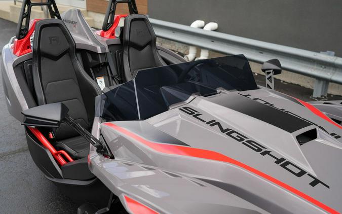 2026 Polaris Slingshot R AutoDrive Radiant Gray with Indy Red Pearl