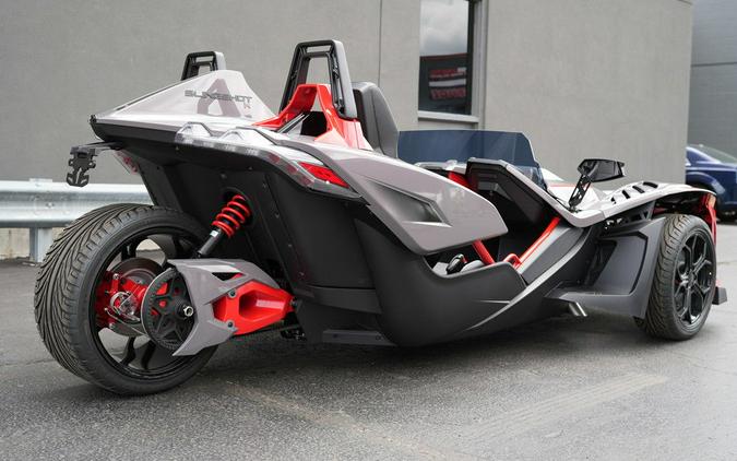 2026 Polaris Slingshot R AutoDrive Radiant Gray with Indy Red Pearl
