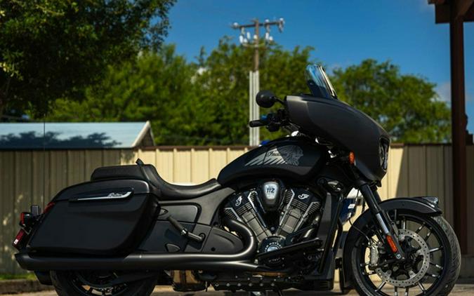 2026 Indian Chieftain PowerPlus Dark Horse 112 w/PowerBand Black Smoke