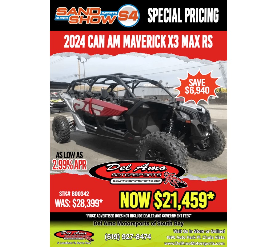 2024 Can-Am MAVERICK X3 MAX RS TURBO