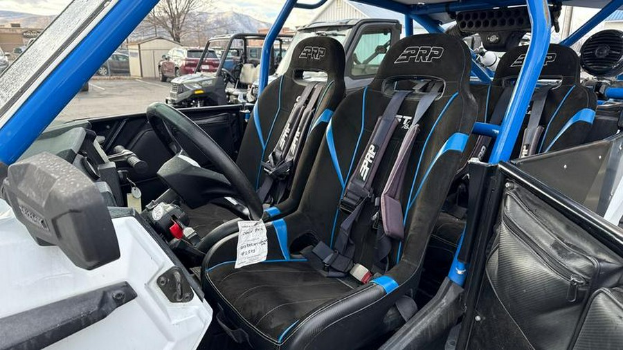 2017 Polaris® RZR XP® 4 1000 EPS White Lightning With Reflex Blue