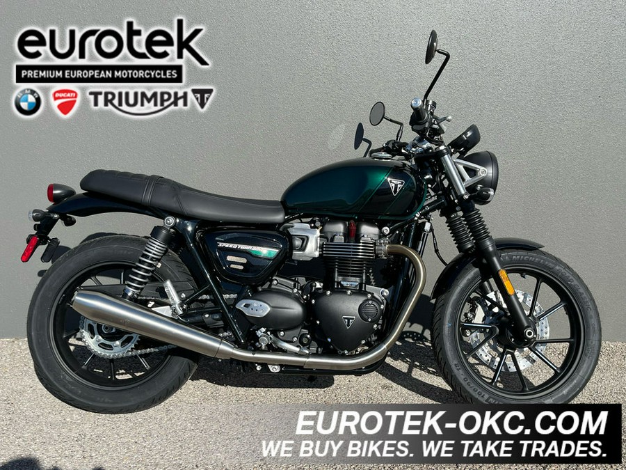 2024 Triumph Speed Twin 900 Competition Green/Phantom Black