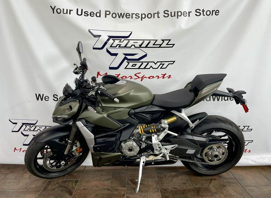 2024 Ducati Streetfighter V2 Storm Green