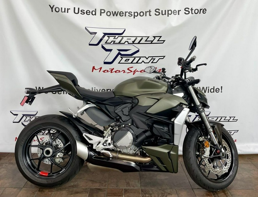 2024 Ducati Streetfighter V2 Storm Green