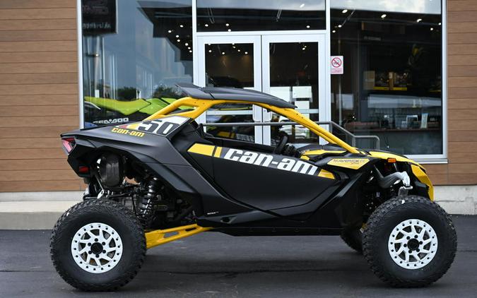 2024 Can-Am® Maverick R X RS Carbon Black & Neo Yellow