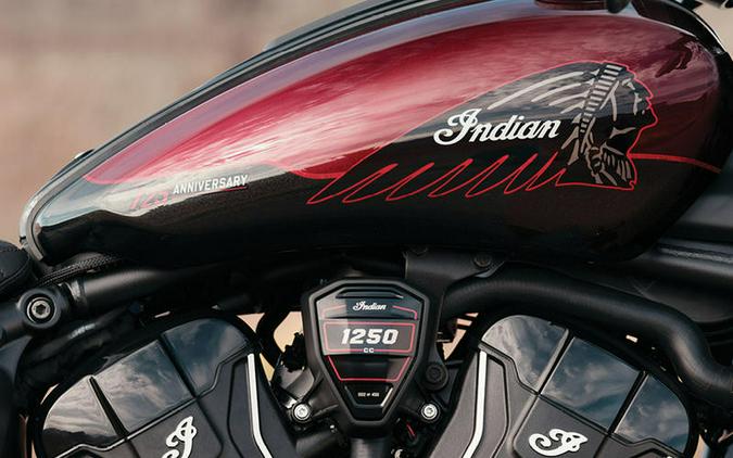 2026 Indian Motorcycle® Scout Bobber 125th Anniversary Edition 125th Anniversary Red with Black Cry