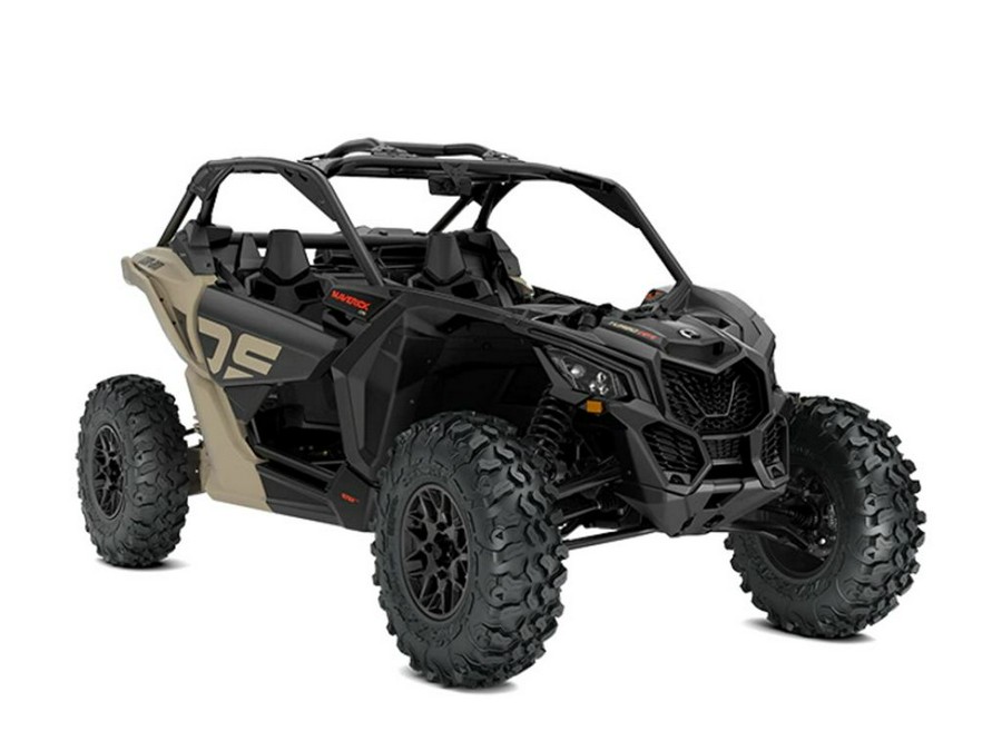 2023 Can-Am® Maverick X3 DS Turbo RR Desert Tan & Carbon Black