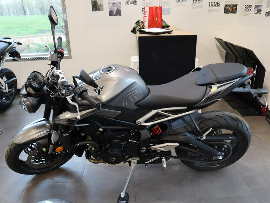 2024 Triumph Street Triple 765 R Silver Ice