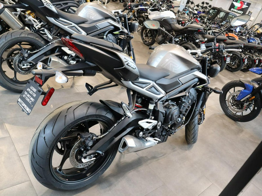 2024 Triumph Street Triple 765 R Silver Ice