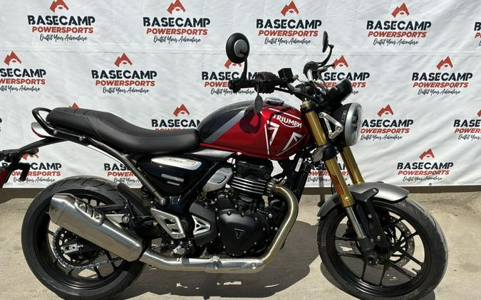 2026 Triumph Speed 400 Lava Red Gloss/Storm Grey
