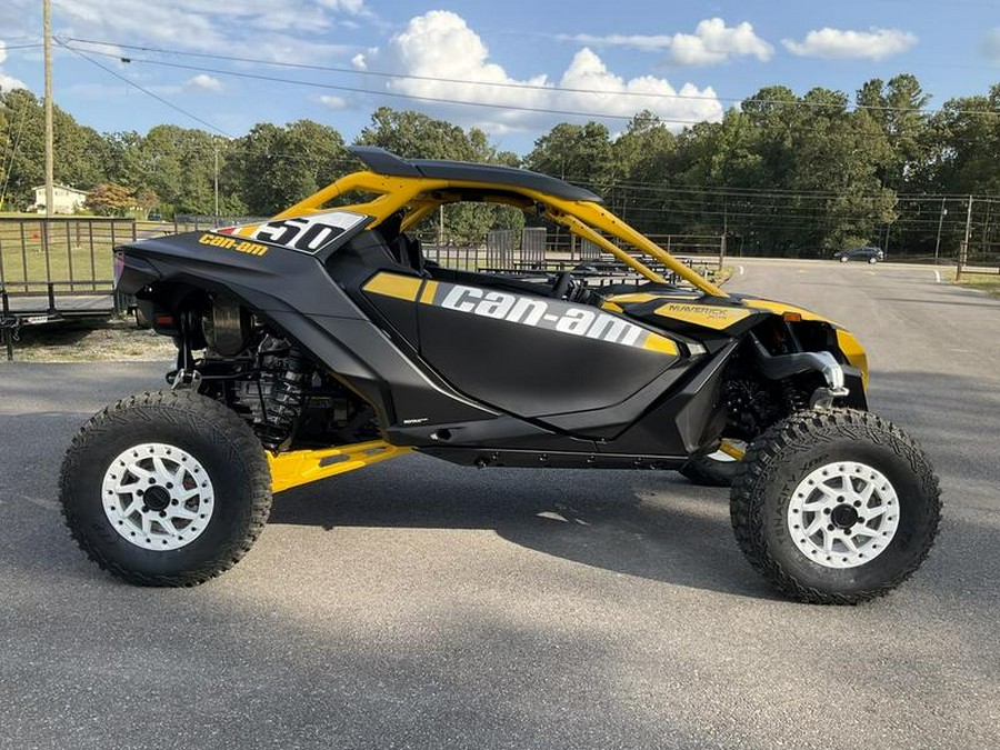 2024 Can-Am® Maverick R X RS with Smart-Shox Carbon Black & Neo Yellow