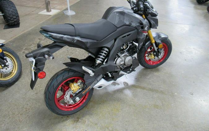 2024 Kawasaki Z125 PRO Cypher Camo Gray Matte/Metallic Matte Carbon Gray