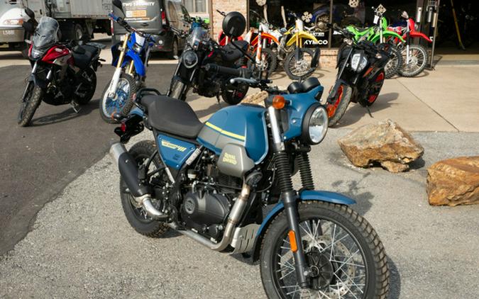 2023 Royal Enfield Scram 411 Skyline Blue 411 Graphite Blue