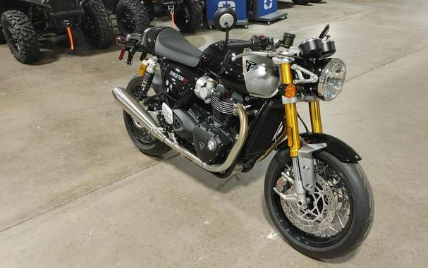 2024 Triumph Thruxton RS Jet Black / Silver Ice