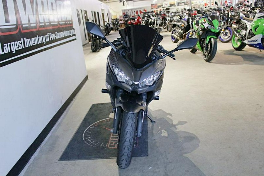 2021 Kawasaki Ninja® 400 Metallic Graphite Gray/Metallic Magnetic Dark Gray