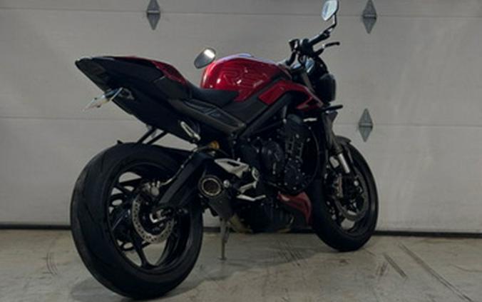 2025 Triumph Street Triple 765 RS Carnival Red
