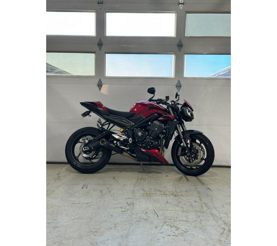 2025 Triumph Street Triple 765 RS Carnival Red