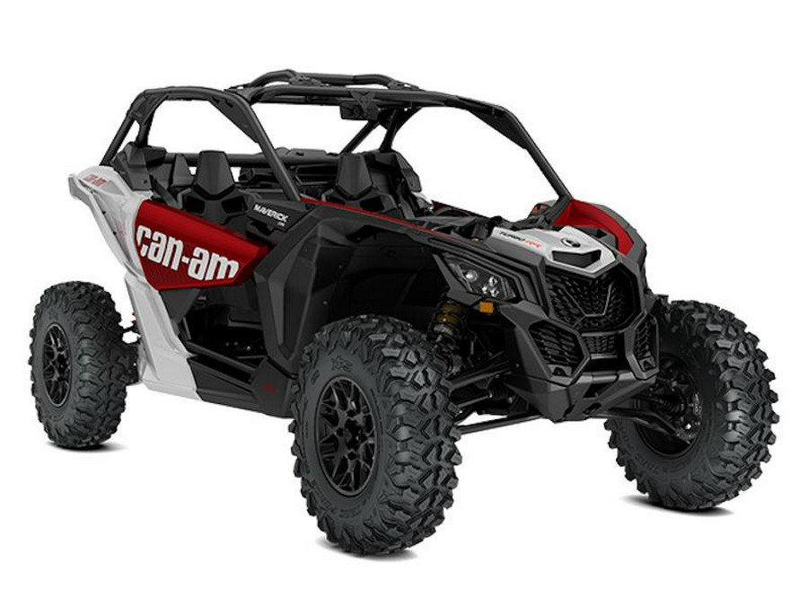 2025 Can-Am® Maverick X3 DS Turbo RR Fiery Red & Hyper Silver