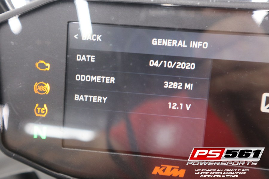 2020 KTM 890 Duke R