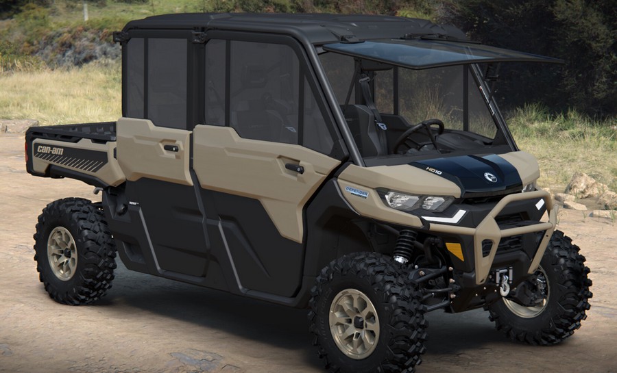 2025 Can-Am Defender MAX Limited HD10 Desert Tan & Stealth Black