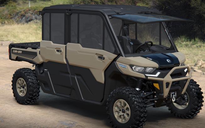 2025 Can-Am Defender MAX Limited HD10 Desert Tan & Stealth Black