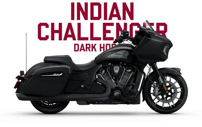 2025 Indian Motorcycle® Challenger 112 Dark Horse® with PowerBand Audio Package