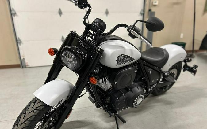 2024 Indian Motorcycle® Chief Bobber ABS Ghost White Metallic Smoke