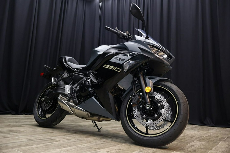 2024 Kawasaki Ninja 650 Metallic Matte Dark Gray/Metallic Spark