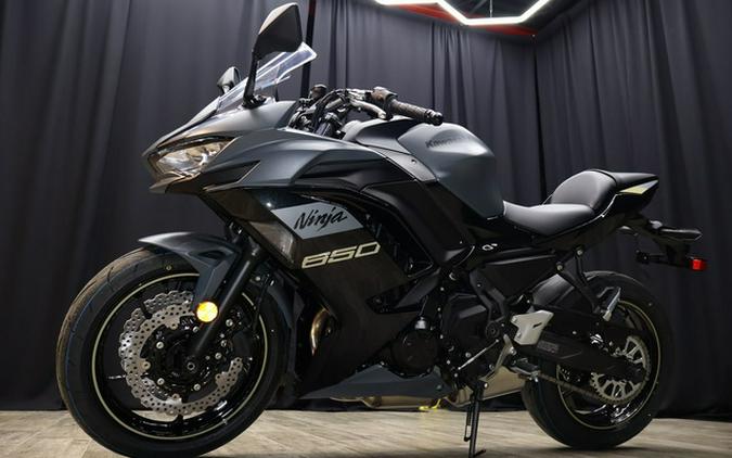 2024 Kawasaki Ninja 650 Metallic Matte Dark Gray/Metallic Spark