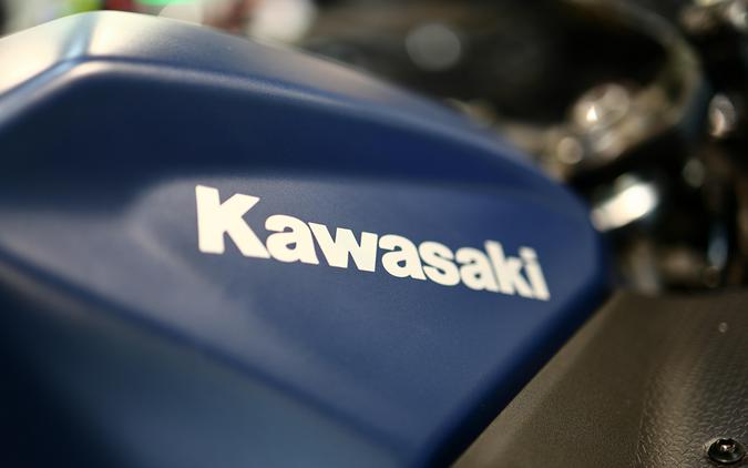 2026 Kawasaki Ninja 500 ABS Metallic Matte Twilight BlueCandy Persimmon Red