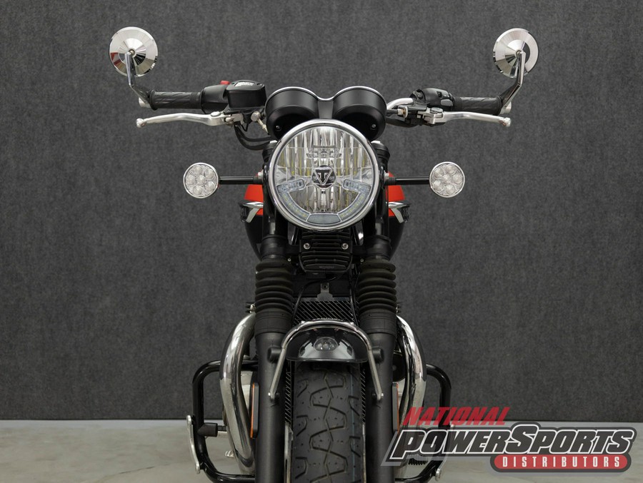 2020 TRIUMPH BONNEVILLE T120 W/ABS