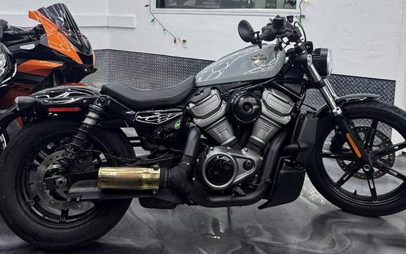 2024 Harley Davidson Nightster RH975 w/ only 2111 miles, exhaust and rare matte gray.