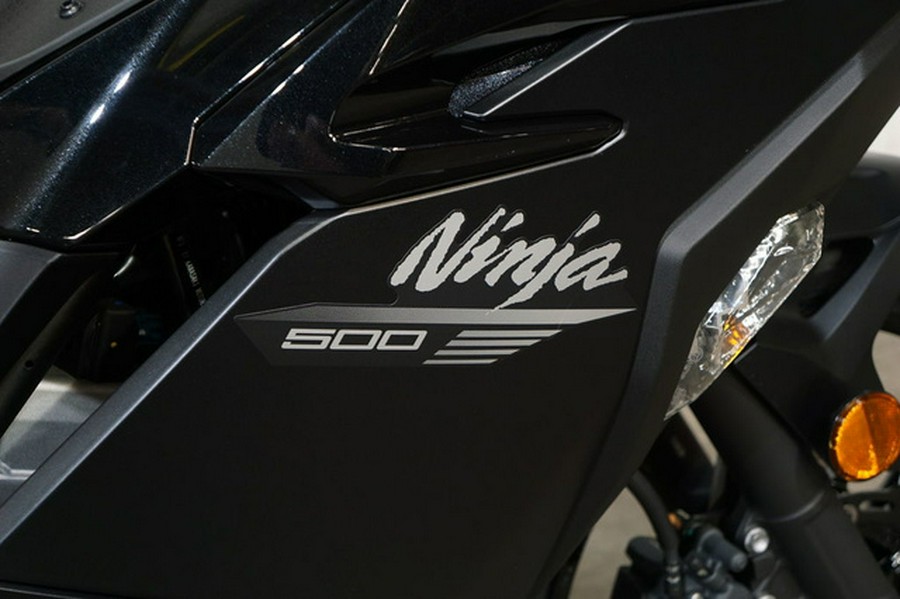 2026 Kawasaki Ninja 500 Metallic Flat Spark Black