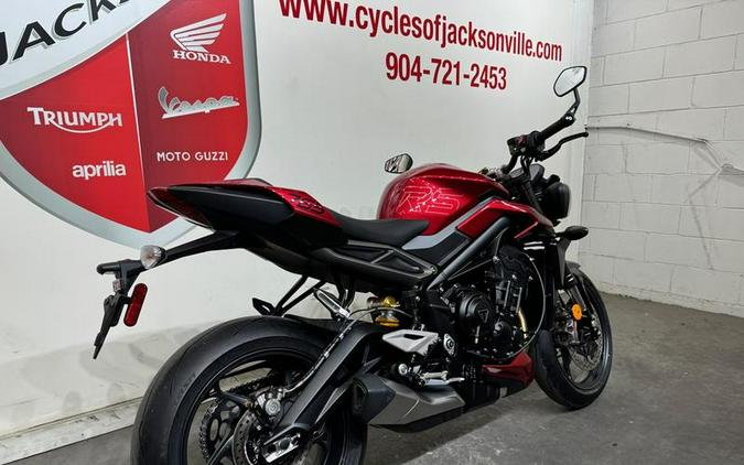 2024 Triumph Street Triple 765 RS Carnival Red