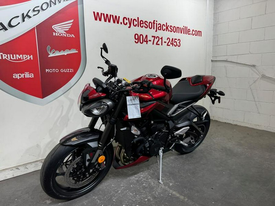 2024 Triumph Street Triple 765 RS Carnival Red