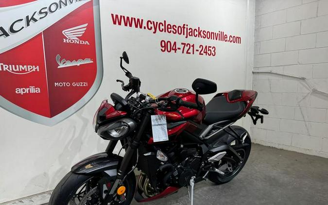 2024 Triumph Street Triple 765 RS Carnival Red