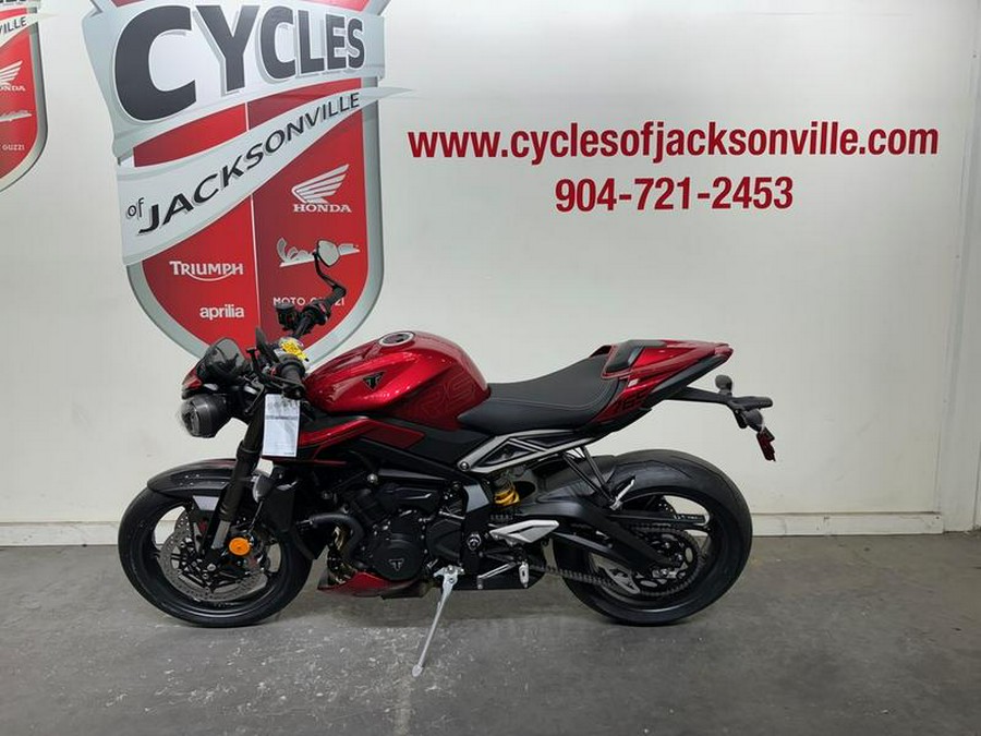 2024 Triumph Street Triple 765 RS Carnival Red