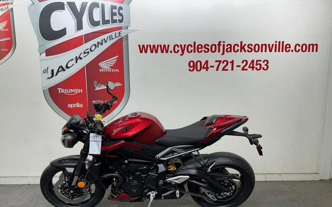 2024 Triumph Street Triple 765 RS Carnival Red