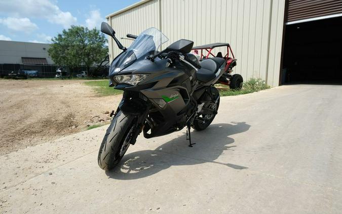 New 2024 KAWASAKI NINJA 650 METALLIC MATTE GRAPHENESTEEL GRAY AND EBONY