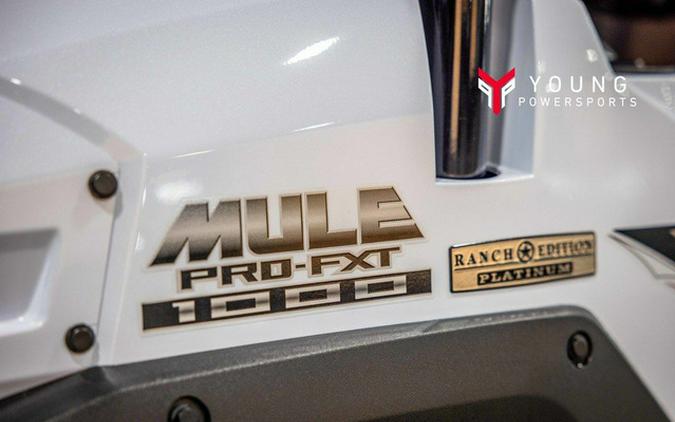 2024 Kawasaki Mule PRO-FXT 1000 Platinum Ranch Edition Platinum Ranch Edition
