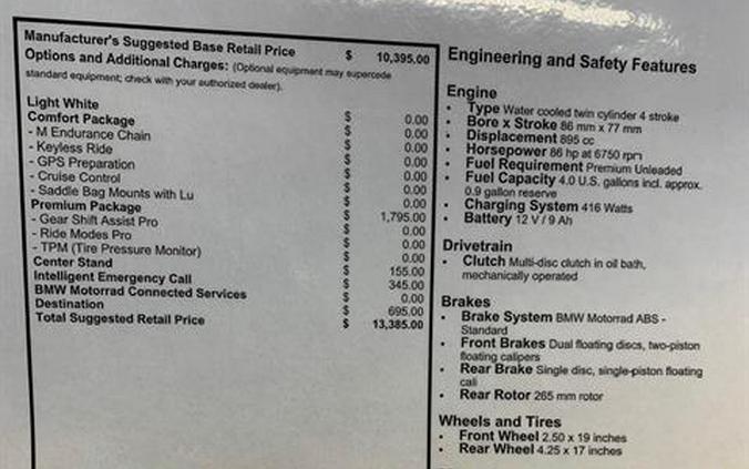 2024 BMW F 800 GS