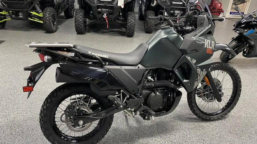 2025 Kawasaki KLR®650 S Metallic Matte Old School Green ABS