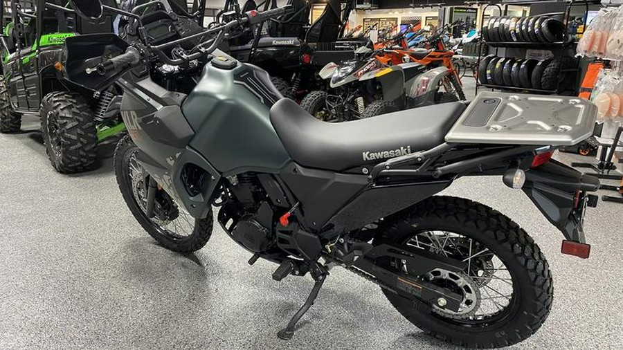 2025 Kawasaki KLR®650 S Metallic Matte Old School Green ABS