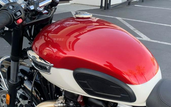 2024 Triumph Bonneville T100 Carnival Red/Fusion White