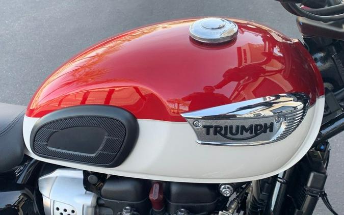 2024 Triumph Bonneville T100 Carnival Red/Fusion White