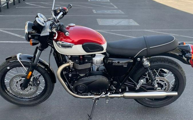 2024 Triumph Bonneville T100 Carnival Red/Fusion White