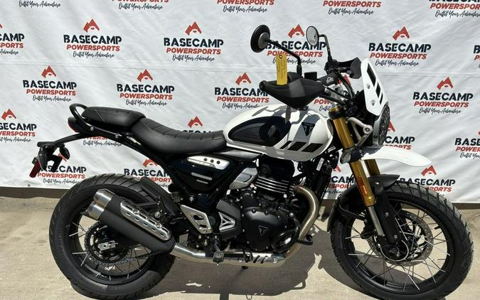 2026 Triumph Scrambler 400 XC Vanilla White