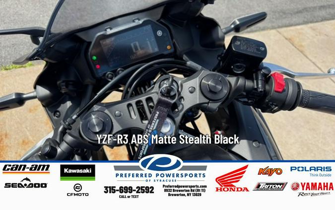 2026 Yamaha YZF-R3 ABS Midnight Black
