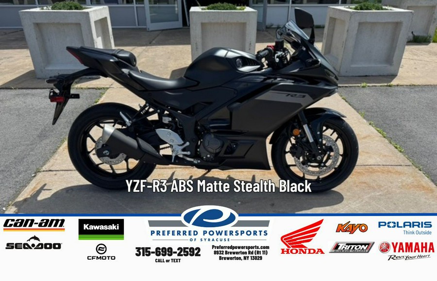 2026 Yamaha YZF-R3 ABS Midnight Black